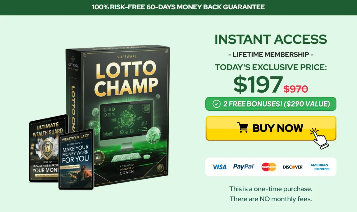 Lotto Champ Software Buy